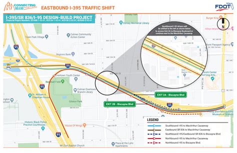 New traffic pattern for SR-836 eastbound to I-395