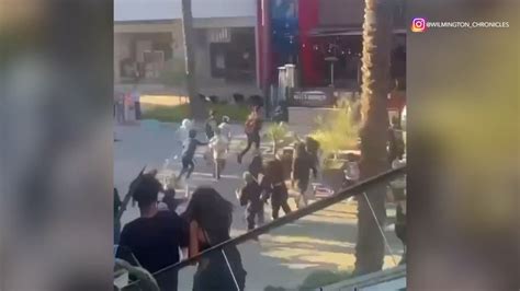 New video shows Torrance shopping mall melee