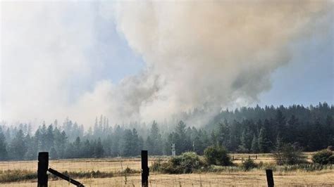 New wildfire near Spokane, Washington, prompts mandatory evacuations