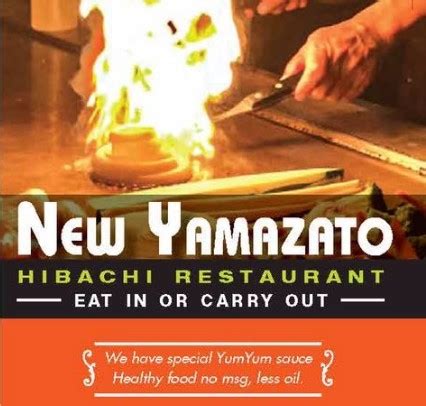 Business info. Dine-in · Customer pickup. View the Menu of New Yamazato in 864 Tanyard Rd, Rocky Mount, VA. Share it with friends or find your next meal. We have special YumYum sauce Healthy food...
