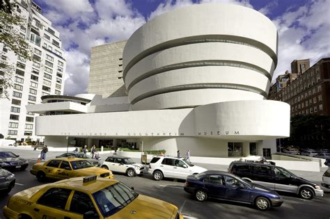 Solomon R. Guggenheim Museum Archives, New York Image A watercolor and ink sketch by Wright offers an early vision for what could have been a very different, and far more colorful, landmark. 1944..