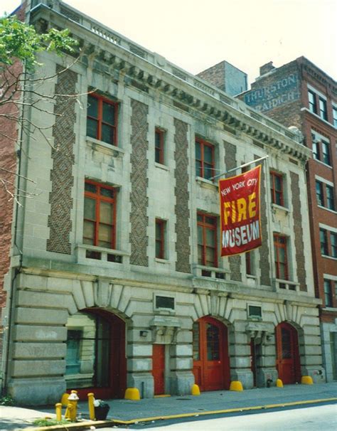 New york city fire museum new york ny. The mission of the New York City Fire Museum is to collect, preserve and present the history and cultural heritage of the fire service of New York and to provide fire prevention and safety education to the public, especially children.The FDNY's original museum opened as the Fire College Museum in Long Island City in 1934. In 1959 the collection was moved to the spare bay of a working firehouse ... 