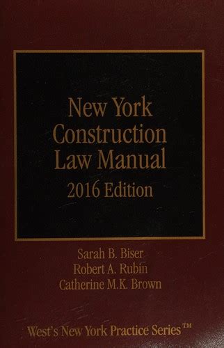 New york construction law manual 2011 edition wests new york practice series. - Problemas resueltos de teoria de circuitos.