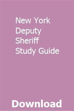 New york deputy sheriff study guide. - The y2k survival guide and cookbook.