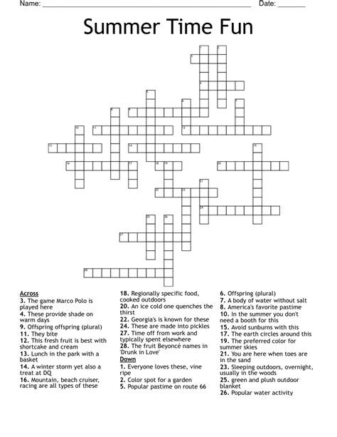 New york summer time zone crossword clue. The Crossword Solver found 30 answers to "Chi. time zone", 3 letters crossword clue. The Crossword Solver finds answers to classic crosswords and cryptic crossword puzzles. Enter the length or pattern for better results. Click the answer to find similar crossword clues . Enter a Crossword Clue. 