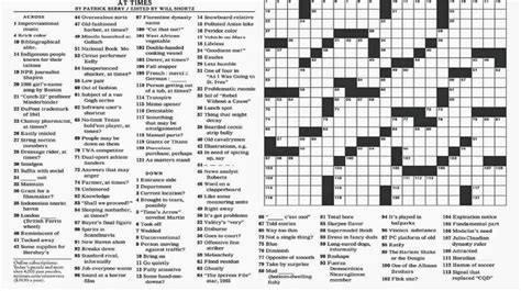 Enjoy the magnificent Sunday Premier Crossword every Sunday. One of the largest and most challenging crosswords which commonly takes about an hour to finish. This puzzle is for those who are ready to tackle anything in front of them. Giant-size grids, tough questions and the Sunday Cryptoquip, which challenges readers to follow the clue and .... New york times sunday crossword puzzle