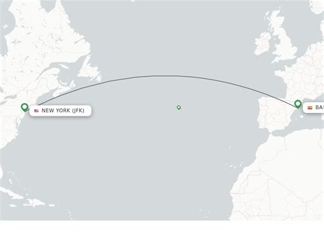 New York (JFK) to Ponta Delgada (Azores) (PDL) 