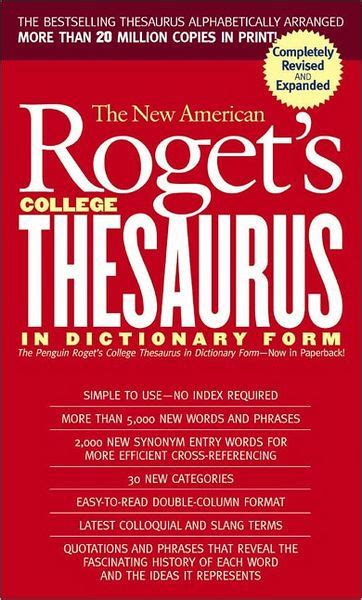 Full Download New American Rogets College Thesaurus In Dictionary Form Revised  Updated By Philip D Morehead