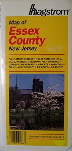 Read Online New Jersey Essex County Pocket Map By Hagstrom