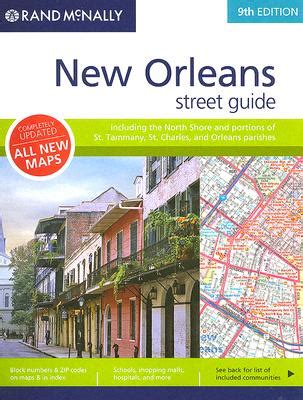 Download New Orleans Street Guide Including Portions Of St Tammany St Charles And Orleans Parishes By Rand Mcnally And Company
