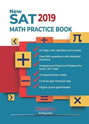 Read Online New Sat 2019 Math Practice Book By American Math Academy