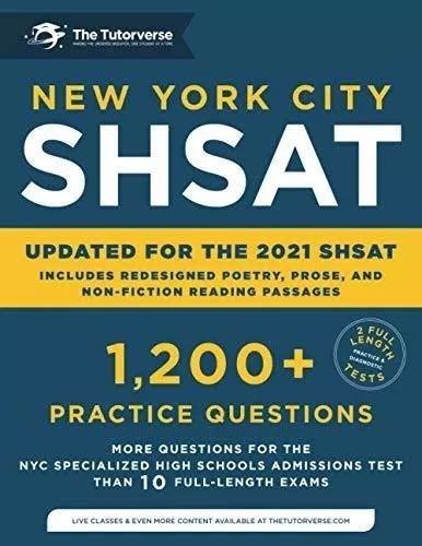 Read New York City Shsat 1200 Practice Questions By The Tutorverse