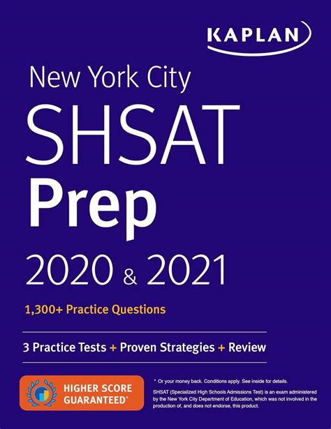 Download New York City Shsat Prep 2020  2021 3 Practice Tests  Proven Strategies  Review By Kaplan Test Prep