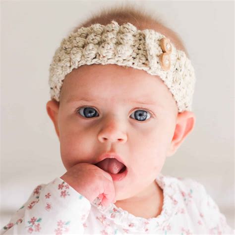 Newborn Headband, Baby Headband, Crocheted Headband, …