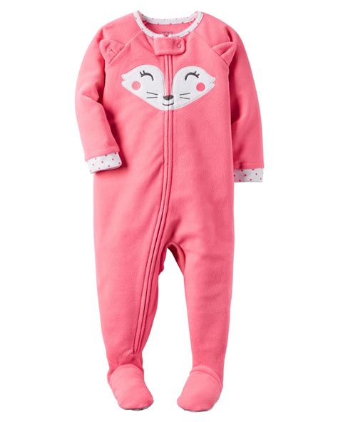 Newborn footed pajamas. These snug-fit footed pajamas are designed to keep little toes cozy with elastic around the ankle to keep feet in place all night long. 