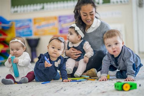 Newborn in daycare. Most Bright Horizons centers have newborn daycare for children starting at 6 weeks old. Learn about tuition, openings or schedule a meeting to visit our: Boston Daycare. NYC Daycare. Washington, DC Daycare. … 