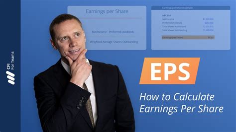 A company’s Earnings per Share (EPS) equals its Net Income to Common / Weighted Average Shares Outstanding and tells you how much in profit it’s earning for each “unit” of ownership in the company. You can easily calculate it for public companies, and you can use it to create valuation multiples, such as the P / E multiple.. 