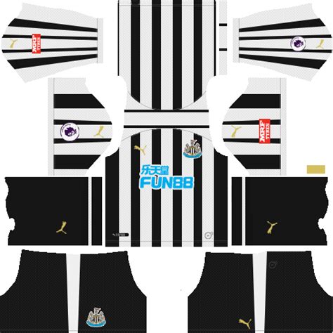 Newcastle United DLS Kits & Logo 2024-24 - DLS Kit