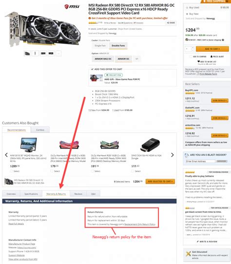 Newegg return policy. Step 1: Report a shipping problem. When creating a return within your account history or by tracking your order: Select the type of shipping issue from the return reasons. Once you submit all the details, you will receive an update in 1-4 hours via email with more information about your return. 