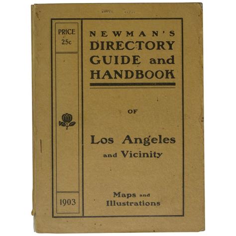 Newmansaposs directory and guide of los angeles and vicinity a handbook for strangers and. - Ricerca su una comunità del lazio protostorico.