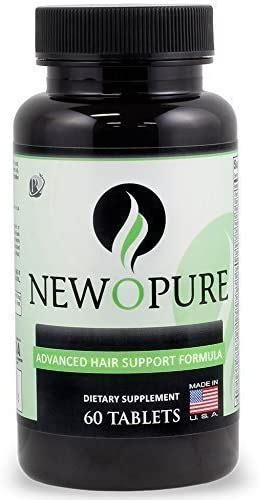 Newopure Natural Hair Growth Vitamins, Repairs Hair Follicles