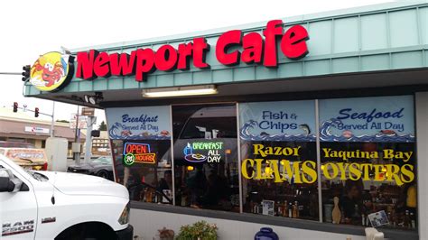Newport cafe. Jan 22, 2024 · CAFE OMELETS All omelets are made with 4 Eggs*. Served with Hash Browns or Red Potatoes and Toast. Cheese Omelet*, Cheddar, Swiss, Pepper Jack or Blue Cheese, served with Hash Browns or Red Potatoes and Toast..... $11 Your Choice, Ham*, Bacon*, or Sausage* and 