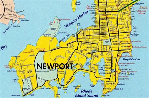 Read Newport Rhode Island Street Map By Not A Book