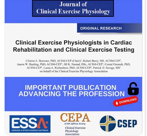 News / Articles - Clinical Exercise Physiology Association