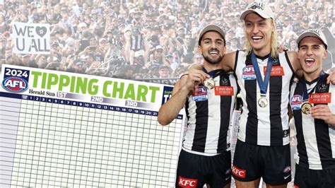 News - Download your AFL tipping chart for season 2024 - CODE …