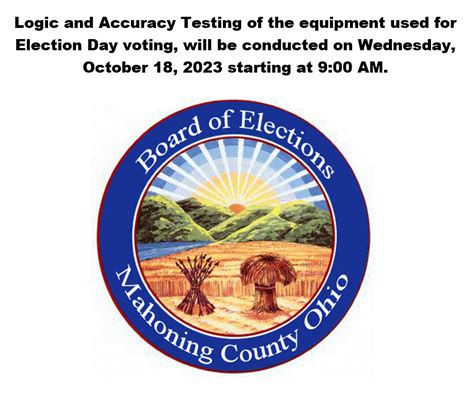 News Flash • Mahoning County Board of Elections, OH • CivicEngage