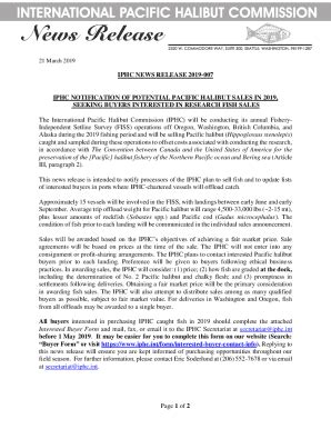 News Release Archive for 2013 IPHC IPHC