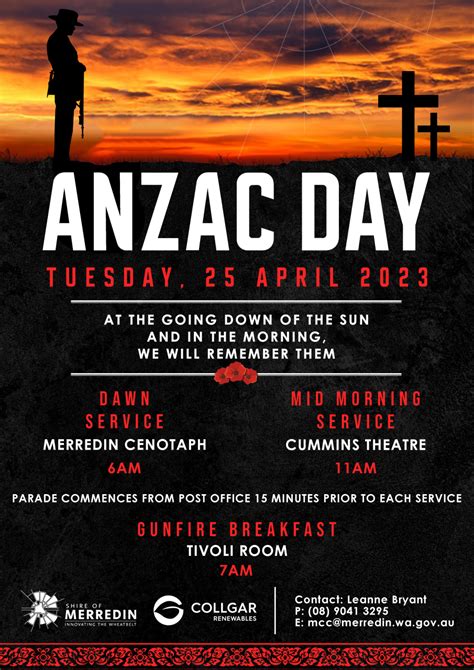 News Story - Remembrance Day 2024 » Shire of Merredin