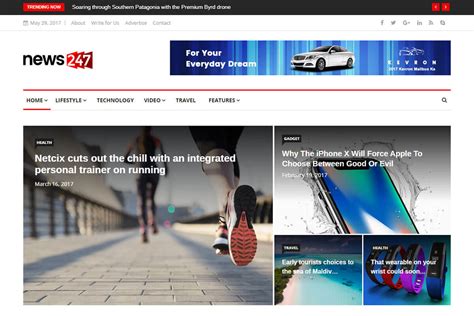 News Web Template