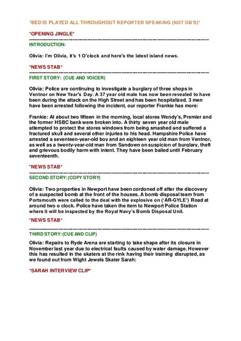 News script final