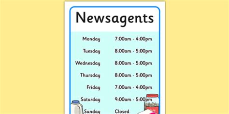 Newsagents opening times in Atherton FindOpen UK