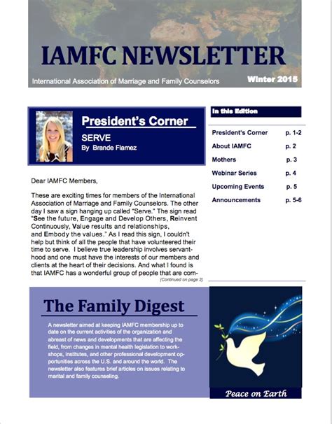 Newsletter - iamfc.org