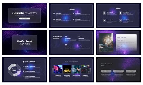 Newsletter Free PowerPoint Template Google Slides Theme on Behance in