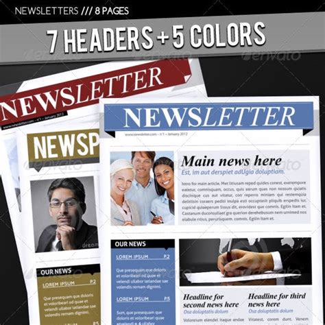 Newsletter Template Ppt