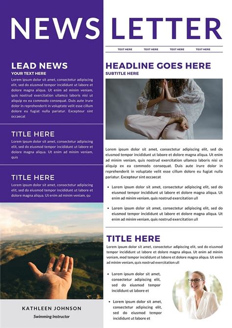 Newsletter Templates For Powerpoint