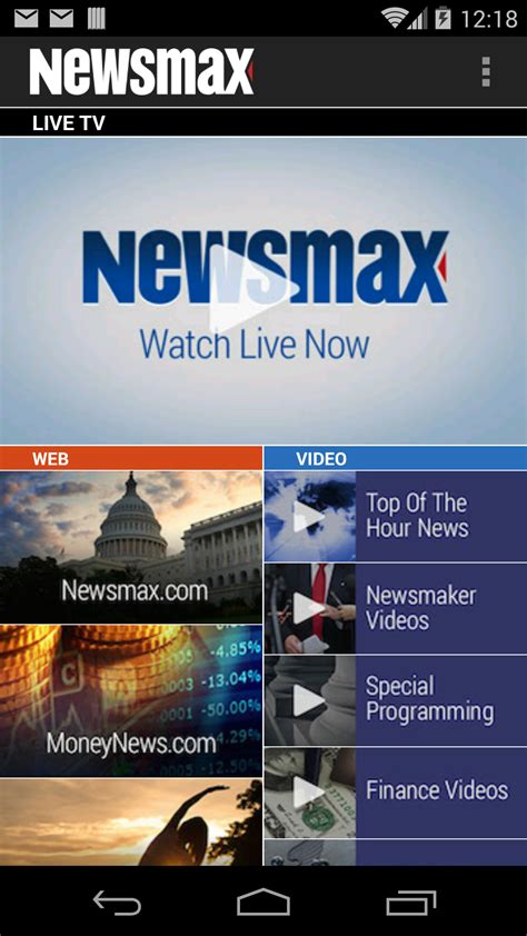 Newsmax website. Newsmax+ is a new service that offers access to the Newsmax channel, exclusive content, documentaries, and special briefings. You can watch Newsmax+ on your phone, TV, or … 