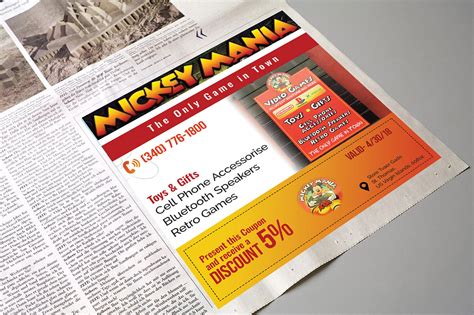 Newspaper Advert Design for Local Newspaper on Behance