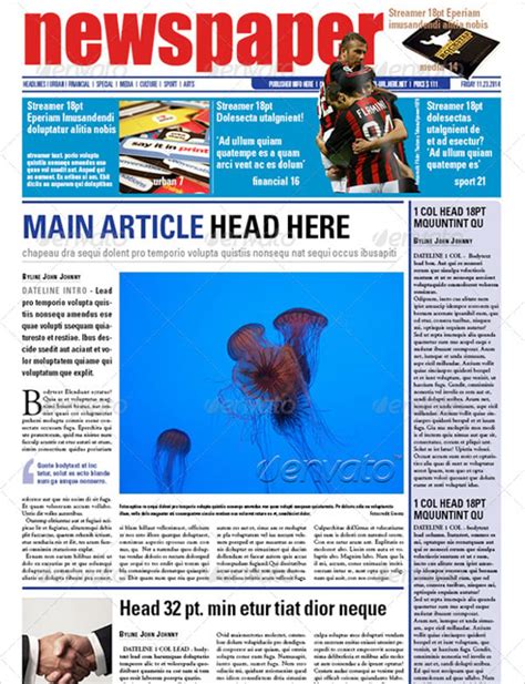 Newspaper Article Template A Guide For 2023 Free Sample, Example