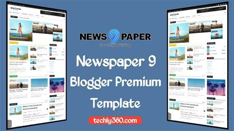 Newspaper Blogger Template Blogger Templates 2021