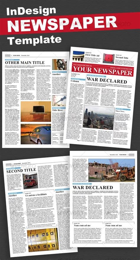 Newspaper Examples 35+ Best Newspaper Templates in InDesign and PSD