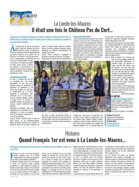 Newspapers – Magazines - LA GAZETTE DU VAR - La Londe …