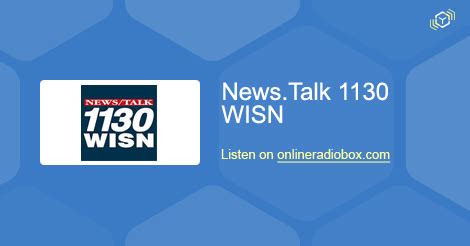 Advertise on News/Talk 1130 WISN. Download The Free iHeartRadio App. Find a Podcast. News/Talk 1130 WISN, Milwaukee's Talk Station, Mark Belling, Jay Weber, Dan O'Donnell, Vicki McKenna.. 