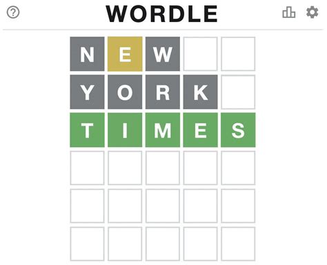 By New York Times Games. . Newyorkwordle