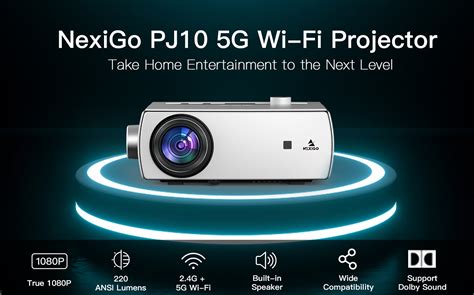 Nexigo 1080p lcd projector.  Get instant help + full PDF manuals.  PJ10 projector pdf...
