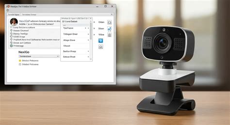 Nexigo software.  Control every aspect of your webcam’s settings includ...