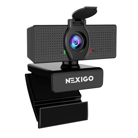 Nexigo webcam application.  It features a built-in microphone for clear audio and has ...